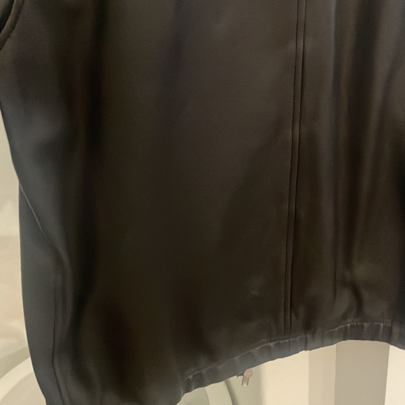 Theory Black Leather Jacket - Picture 11 of 12